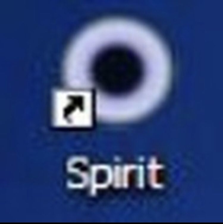 Blue spirit icon